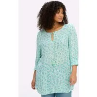 Sheego Klassische Bluse Tunika 3/4-Arm