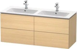 Duravit L-Cube Waschtischunterbau wandhängend Mediterrane Eiche Matt 1290x481x550 mm - LC625907171 LC625907171