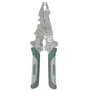 Foldable Wire Stripper Multifunctional Crimping Pliers Anti Slip Handle Metal Construction Precision Cutting Electrical