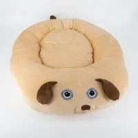 KVOTA Tierbett Haustierliege Hundeliege Katzenliege oval, klein, 60x50x10 cm, weich., Anti-Rutsch-Noppen, Hund Design