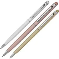 Easy Gifts Kugelschreiber 3x Touchpen Kugelschreiber / schlankes design / 3 Farben