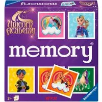 Ravensburger Spiel memory® Unicorn Academy, Kinderspiel, Made in Europe