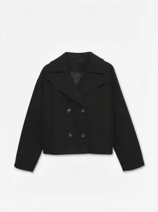 VERO MODA - VMVINCELINE SHORT JACKET NOOS Black - Gr. - L