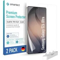 smartect Displayschutzfolie 2X TPU Schutzfolie Klar für Samsung Galaxy S26 Ultra für Samsung Galaxy S26 Ultra, Set, 2 Stück, Ultra-klar, Kratzfest, Blasenfrei, Oleophob, Fingerabdruck kompatibel
