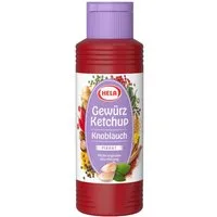 HELA Saucen, Hela Gewürz Ketchup Knoblauch pikant würziger Geschmack Flasche 300ml