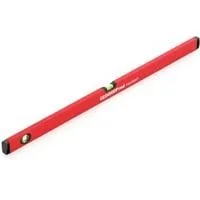 Red Wasserwaage Alu, 100cm, 2 Libellen rot