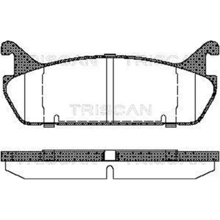 Triscan Bremsbel?ge hinten Daihatsu Mazda Suzuki