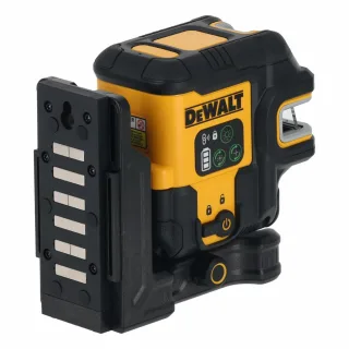 DEWALT Kompakter Linien- und 5-Punkt Kombilaser mit integriertem Li-Ionen-Akku und USB-C Anschluss, grüne Laserlinie - DCLE14251GB-XJ