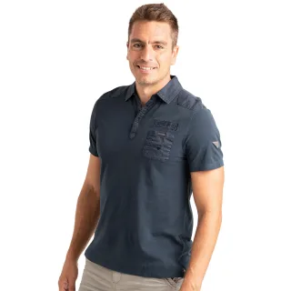 Herren Poloshirt aus Baumwolle mit kurzen Ärmeln und Taschen PRI2647