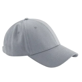 Beechfield - Baseball-Mütze 6 Segmente für Herren/Damen Unisex (Hellgrau)