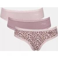 sloggi Hipster GO Crush (3er Pack) mit Spitzendetails, Multipack