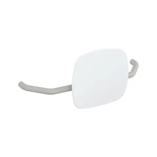 Hewi 801 Rückenstütze 801.51B907197 Wandabstand 230mm, matt, Lehne signalweiß, lichtgrau