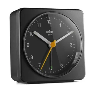 Braun BC 03 B Quarzwecker analog schwarz