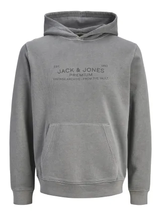 JACK&JONES - JPRBLUAIDEN HOOD SWEAT Schwarz - Gr. - XXL