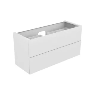 Keuco Edition 11 Unterschrank 31362370000 140 x 70 x 53,5 cm, Strukturlack Trüffel