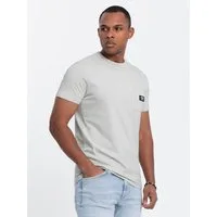 OMBRE T-Shirt Casual Herren-T-Shirt mit aufgesetzter Tasche
