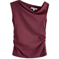 Next One-Shoulder-Top Ärmelloses Oberteil mit asymmetrischer Schulter (1-tlg)