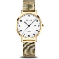 Bering Quarzuhr Bering Titanium gold poliert/gebürstet 18634-334 18634-334, Hochwertiges Produkt mit zeitlosem Design, sorgfältiger Verarbeitung