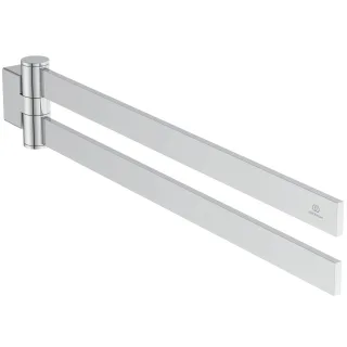 Ideal Standard doppelter Handtuchhalter Conca Cube 447mm Chrom, T5395AA T5395AA