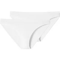 Schiesser Minislip 2er Pack 95/5 Organic (Spar-Set, 2-St) Mini-Slip - Baumwolle - Besonders flache Nähte für höchsten Komfort