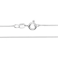 OSTSEE-SCHMUCK Silberkette Ostsee-Schmuck Kette Schlange 0,8 mm Kette Schlange 0,8 mm (1-tlg)