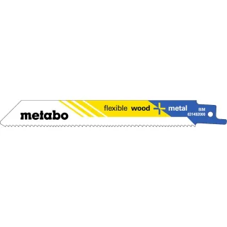 Metabo Säbelsägeblätter flexible wood + metal 150 mm BiM / 10-14 TPI - 628246000