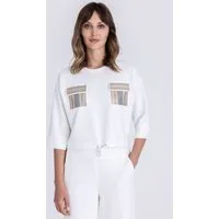 TUZZI T-Shirt mit Tunnelzugsaum