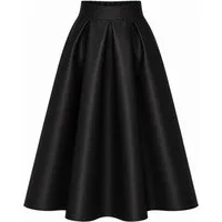 Mississhop A-Linien-Rock Damen Abendlicher Maxirock – eleganter Anlass Rock, formstabil, S/M