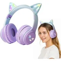 SWGOTA Over-Ear Kopfhörer BT 5.1 mit RGB, HiFi Klang, faltbar, ANC Over-Ear-Kopfhörer (Bluetooth Reise-Kopfhörer: 60 dB Rauschunterdrückung, verstellbar)