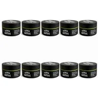 Weit & Breit Handelsgesellschaft mbH Haarwachs Matte Look Hair Styling Wax Haarwachs 150 ml Friseurbedarf 10 Stück, 10-tlg., Mattes Finish ohne Glanz oder fettiges Gefühl