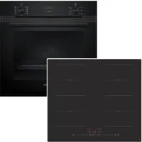SIEMENS Backofen-Set Hydrolyse Teleskopauszug+PKM Induktionskochfeld rahmenlos autark 60cm, Hydrolyse
