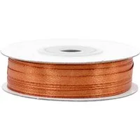 Creativery Satinband, Satinband 3mm x 50m Rolle Kupfer