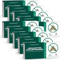 Silberkraft Insektenvernichter Mehlmottenschlupfwespen, biologische Motten- und Larvenbekämpfung, Mehlmotten, Dörrobstmotten, Speichermotten, Getreide- und Wachsmotten