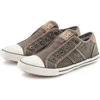 H.I.S Textilschuh, Stoffschuh, Turnschuh, Halbschuh, Freizeitschuh, Slipper Sneaker NEU Slip-On-Sneaker aus weichem Textilmaterial, Unisex