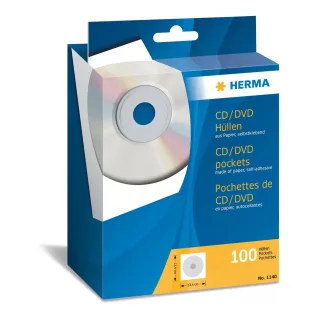 HERMA CD-/DVD-Hülle | 1140 | weiß