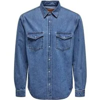 ONLY & SONS Langarmhemd ONSBANE DENIM (1-tlg)