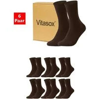 Vitasox Businesssocken Herren Business Socken 6 Paar - komfortabel und elegant (6-Paar) nahtfrei und atmungsaktiv