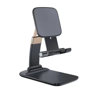 Universal Foldable Desktop Stand Zinc Alloy Phone Holder for Bed Couch Travel Adjustable Height Angle Portable Lazy Brac