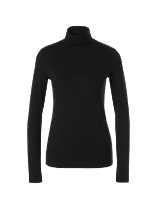 Marc Cain Essentials - Zarter Rollkragenpullover black - Gr. - 42