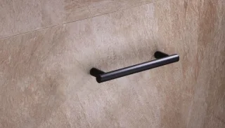 Giese Haltegriff für Dusche + Wanne in schwarz matt, 30805-14 30805-14