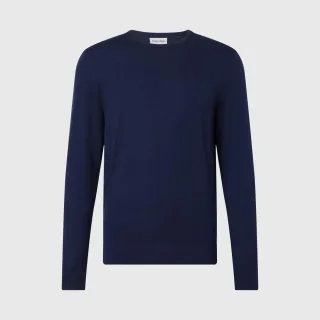 Herren Calvin Klein Merinowolle Pullover in Marineblau