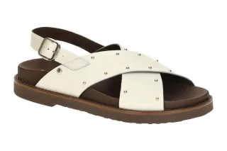 Pikolinos W7Z-0995 AITANA Damen Sandalette in Wei? - nata, Echtleder mit deko...