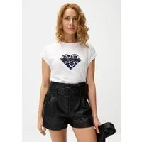 LASCANA Print-Shirt aus Baumwolle, Damen T-Shirt, Basic