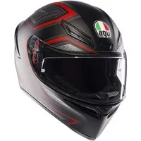 AGV Motorradhelm AGV K1 S Integralhelm Sling matt schwarz/rot (1er Set), integralhelm motorrad