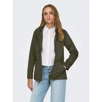 ONLY Parka ONLLORCA LIFE CANVAS PARKA CC OTW mit Kordelzug in der Taille