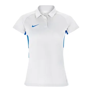 Nike - Trikot für Damen, Hockey, Raglanärmel (Weiß/Königsblau)