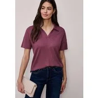STREET ONE Poloshirt aus softer Viskose