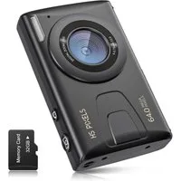 FANNOU Kompaktkamera (48 MP, Elektronischer Bildstabilisator, 18X Digitalzoom Fotokamera)