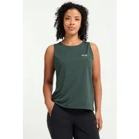 Jack Wolfskin Tanktop WILDTRAIL TANK TOP W sportlicher Stil, ohne Verschluss, mit Rundhalsausschnitt