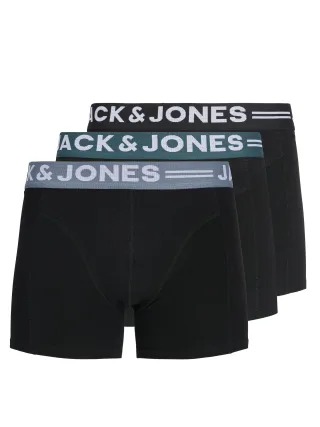 JACK&JONES - SENSE TRUNKS 3-PACK NOOS Black - Gr. - XL